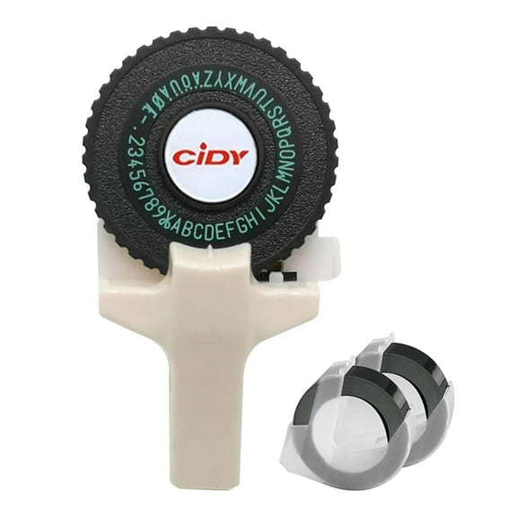 Qonioi Manual Embossing Label Maker, Mini Tape Printer for Home Organization, Label Machines, Office Tools