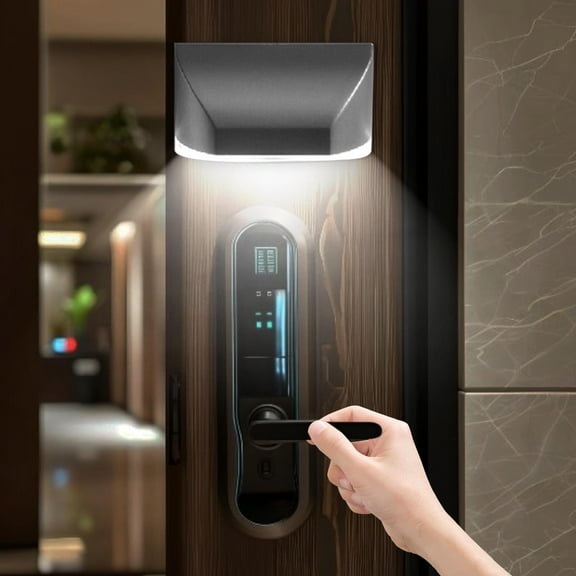 Qonioi Motion Sensor Night Light, Cabinet Door Handle Light with Smart Sensor Technology, Emergency Night Light for Hallway Staircase Bedroom Bathroom