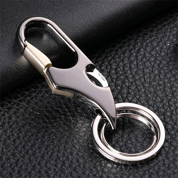 Qonioi Multifunctional Keychain Tool, Metal Key Ring with Bottle Opener Knife, Utility Keychain, EDC Tool