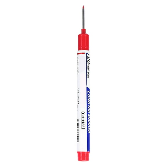 Qonioi Oil-Based Industrial Markers, Waterproof Fast Drying Long Tip Pens, Multi-Color Metal Wood Marker, Construction Tool Marking