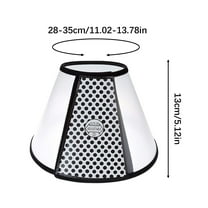 Qonioi Pet Protective Head Cover, Universal Licking Cone for Cats and Dogs, Biting Prevention Collar, Animal Recovery Aid