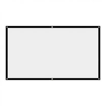 Qonioi Portable Foldable Projector Screen, 60-150 Inch HD 16:9 Home Theater Screen, Outdoor Movie Projection Screen, Portable Display Screen