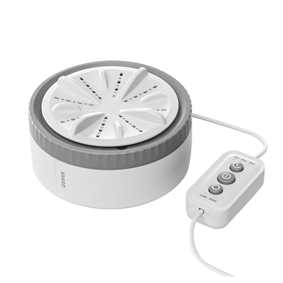 Qonioi Portable Washing Machine, USB Powered Mini Turbo Washer with 3 Timer Modes, Compact Travel Dishwasher for Home and Business Trip, Fruit Cleaning and Small Laundry