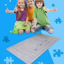 Qonioi Puzzle Storage Mat Roll, Large Capacity Mat for Up to 3000 Pieces, Puzzle Roll Up Mat, Jigsaw Puzzle Mat