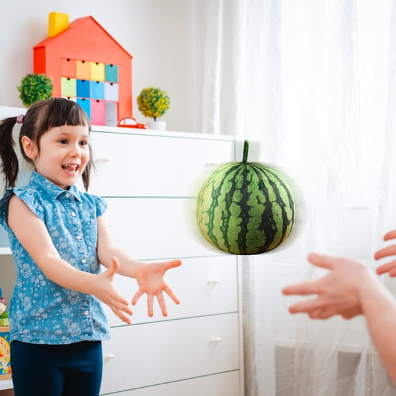 Qonioi Realistic Watermelon Pillow, Large Fruit Shaped Plush Doll for KidsPerformances Gifts, Pillow Doll Plush Toy