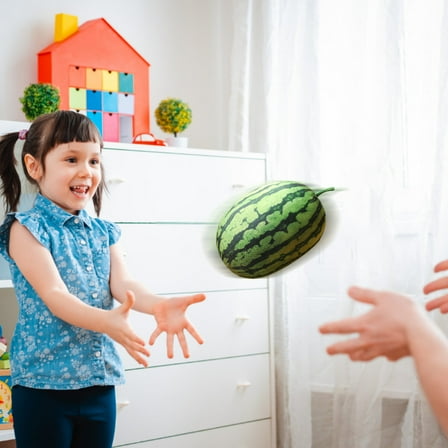 Qonioi Realistic Watermelon Pillow, Large Fruit Shaped Plush Doll for KidsPerformances Gifts, Pillow Doll Plush Toy