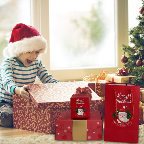 Qonioi Red Bouncing Surprise Gift Box 18 Pcs, Creative Up Gift Box Set, Merry Christmas Surprise Box with Hidden Gift for Proposals Birthday Parties