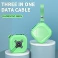 thumbnail image 1 of Qonioi Retractable 3-in-1 Fast Charging Cable, Portable One Drag Three Data Cables for Type-C Phone, -Free Stretchable Charger for Travel Home Office, 1 of 2