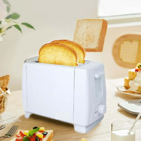 Qonioi Retro Toaster with 6 Functions, Stainless Steel Removable Crumb Tray, 2-Slice Bread Toaster, Vintage Style Toaster