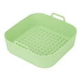 thumbnail image 1 of Qonioi Reusable Air Fryer Basket Liners, 8 Inch Silicone Pot Liner Accessories for 5QT or Larger Air Fryers, Non-Stick Dishwasher Safe Replacement Parchment Paper for Baking Frying, 1 of 3