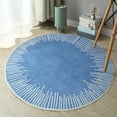 thumbnail image 1 of Qonioi Round Short Hair Rug, Non-Shedding Low Pile Area Rug, Washable Non-Slip Rubber Backing Mat for Living Room Bedroom Kitchen, 1 of 6