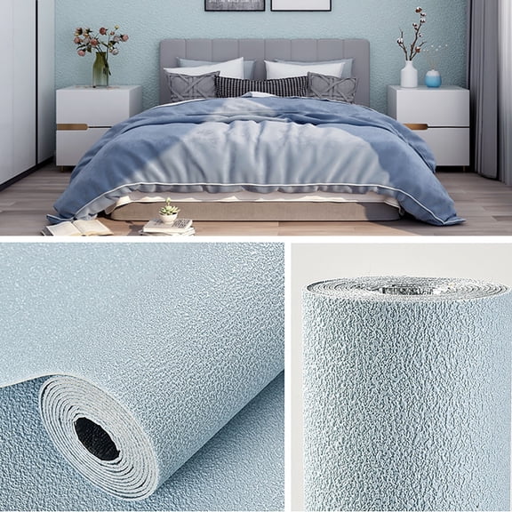 Qonioi Self-Adhesive Waterproof Thickened Wallpaper, Modern Abstract Glitter Textured Wallpaper for Bedroom Living Room, DIY Non-Woven Wall Paper for Furniture TV Background Walls