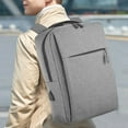 thumbnail image 1 of Qonioi Slim Laptop Backpack 15.6 Inch with USB Charging Port, Business Travel Computer Bag with USB Port and Water Resistant Fabric, College School Backpack for Men Women Office Travel Gifts, 1 of 7