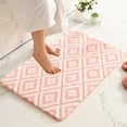 thumbnail image 1 of Qonioi Soft Velvet Bath Mat, Absorbent Non-Slip Foam Rug for Bathroom Floor, Machine Washable Comfortable, Shower Mat, 1 of 7