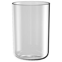 Qonioi Transparent Toothbrush Cup Set, 290ml Large Capacity Bathroom Organizer, Toothbrush Holder, Bathroom Cup