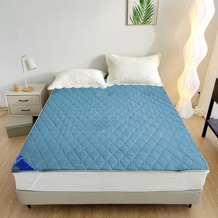 Qonioi Waterproof Mattress Protector, Quilted Fitted Bed Cover for Dust Proof Protection, Breathable Mattress Pad, Bedding
