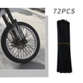 thumbnail image 1 of Qonioi Wheel Spoke Covers, 72pcs Motorcycle Bicycle Spoke Sleeves, Plastic Wheel Spoke Decorations for Customization, Colorful Durable Easy Install Spoke Trim Set, 1 of 6