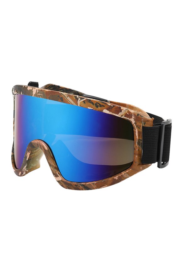 Windproof Ski Goggles, Protective Cycling Glasses for Men and Women, Anti-Collision Mountaineering Sunglasses with Ventilation for Outdoor Sports Biking Skiing