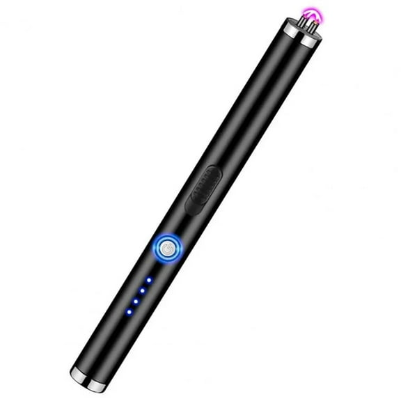 Qonioi Windproof USB Rechargeable Arc Lighter, Electric Plasma Lighter No Butane No Flame, Portable Windproof Igniter for Kitchen Gas Stove Candle Fireplace Outdoor Camping
