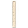 thumbnail image 1 of Qonioi Wooden Growth Chart Ruler, Kids Height Measurement Sticker for Boys Girls, Removable Wall Decorative Ruler for Nursery Bedroom Living Room, 1 of 7