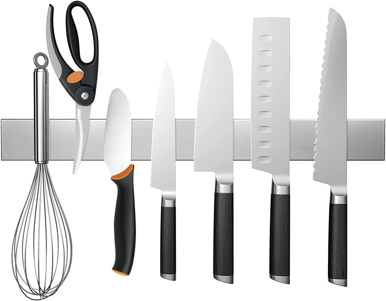 Qoosea 16 Inch Knife Strip for Wall, Premium Stainless Steel