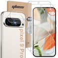 thumbnail image 1 of Qoosea 2 Pack for Google Pixel 9 Pro Tempered Screen Protector with 2 Pack Camera Lens Protector 9H Anti Scratch Bubble Free Pixel 9 Pro Glass Screen Protector (6.3 inch), 1 of 7