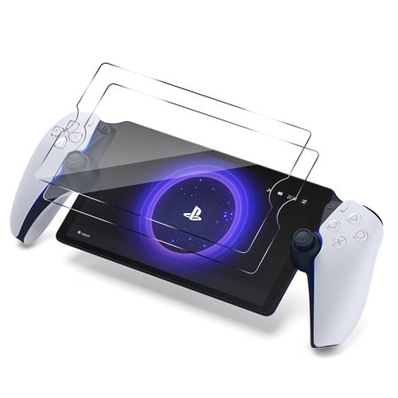 Qoosea 2 Pack Playstation Portal Screen Protector Tempered Glass Screen Protector for PlayStation Portal Remote Player 8 inch, Ultra HD, Anti-Scratch, Anti-Fingerprint