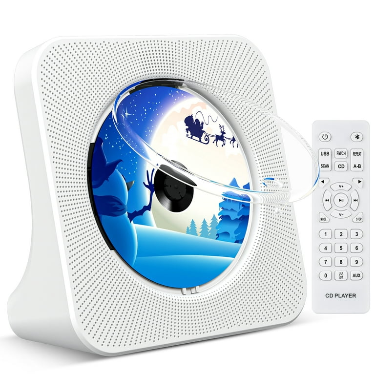 Portable Cd Player Bluetooth Speaker Stereo Cd Players Led Screen
