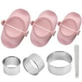 thumbnail image 1 of Qoosea Dumpling Maker Set, Empanada Maker Press with Dough Cutter, Dumpling Mold Set for Pierogi, Pastelitos, Calzone, Turnovers, Chinese Dumpling 3 Sizes-Pink, 1 of 7