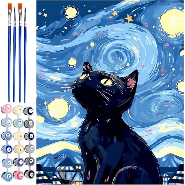 Qoosea Paint by Numbers Kit for Adults,Diamond Art Kits, Crafts DIY ...