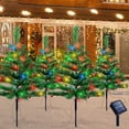 thumbnail image 1 of Qoosea Solar Christmas Tree Garden Stake Lights, 4 pack Waterproof Christmas Decorations Tree Lights Outdoor Xmas Tree Light Christmas Décor Pathway Lights Patio Yard, 1 of 7