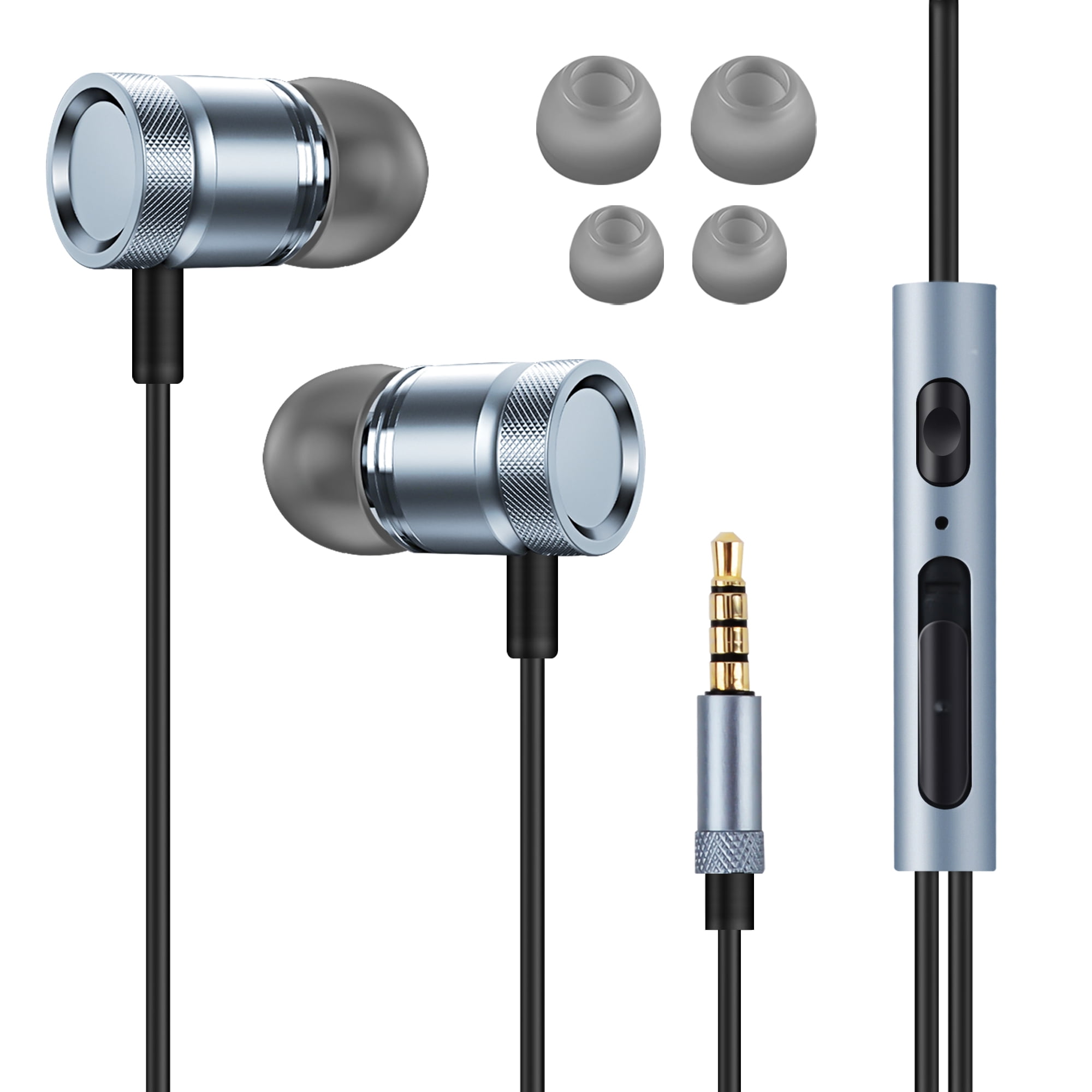 SAMSUNG AKG Wired Earbuds Original 3.5mm in-Ear Earbud Headphones with  Remote & Microphone for Music, Phone Calls, Work - Noise Isolating Deep  Bass