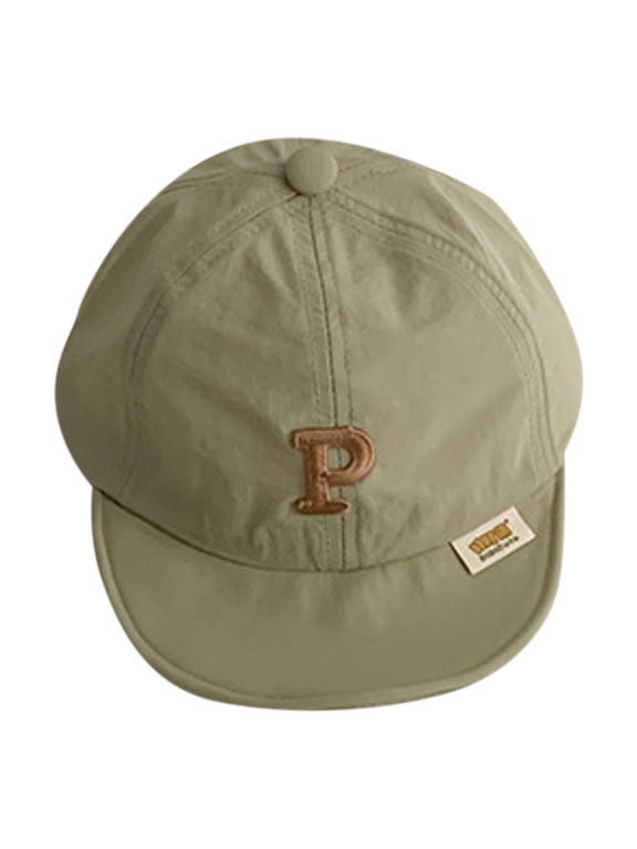 Baby Baseball Hat Toddler Ball Cap Toddler Boys Baby Girls Baseball Hats Kids Boy Caps Toddler Sun Hats for Summer Adjustable Hat Green,One Size