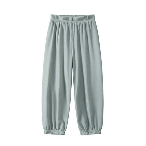 Qopobobo Baby Boy Pants Toddler Boy Trouser Pants Boy Jeans Boys' Quick Dry Pull on Jogger Pants Grey,18-24 Months