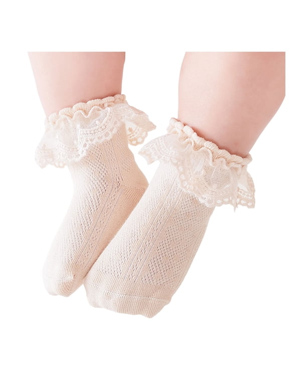 Baby Boy Socks Girls Socks Soft Cotton Ankle Socks for Kids Cute Animal PatterCrew Socks for Toddler Girls Coffee,9-12 Years