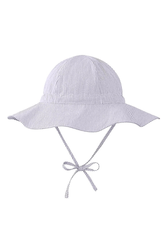 Baby Girl Hats Toddler Sun Hat Girl Baby Sun Hat Toddler Boys Girls Bucket Hat for Kids UPF 50+ Sun Protective Child Summer Beach Hats Purple,1-2 Years