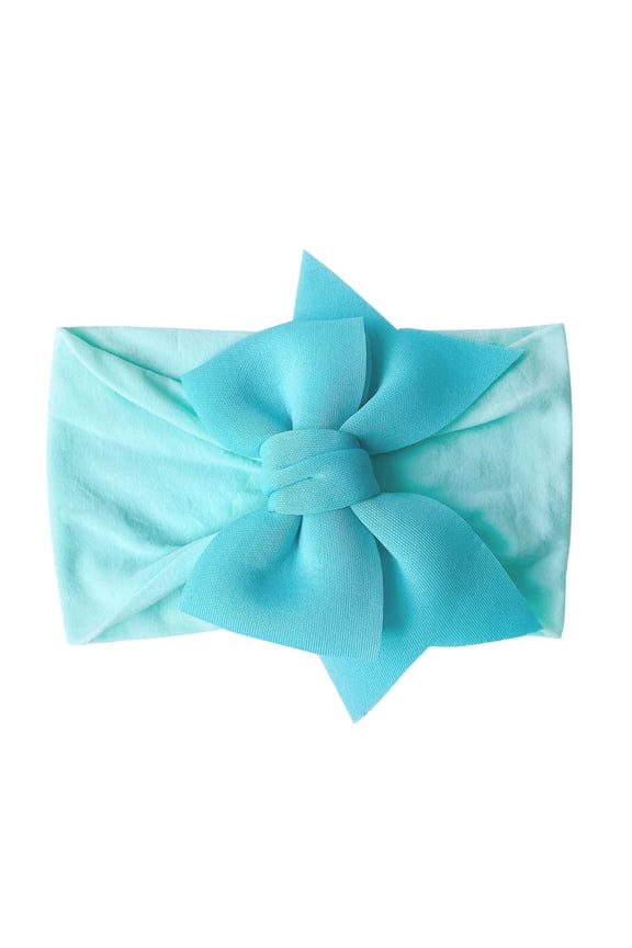 Baby Girl Headbands Baby Girl Headbands with Hair Bows Nylon Head Wrap For Newborn Baby Girls Infants Toddlers Kids MG1,One Size