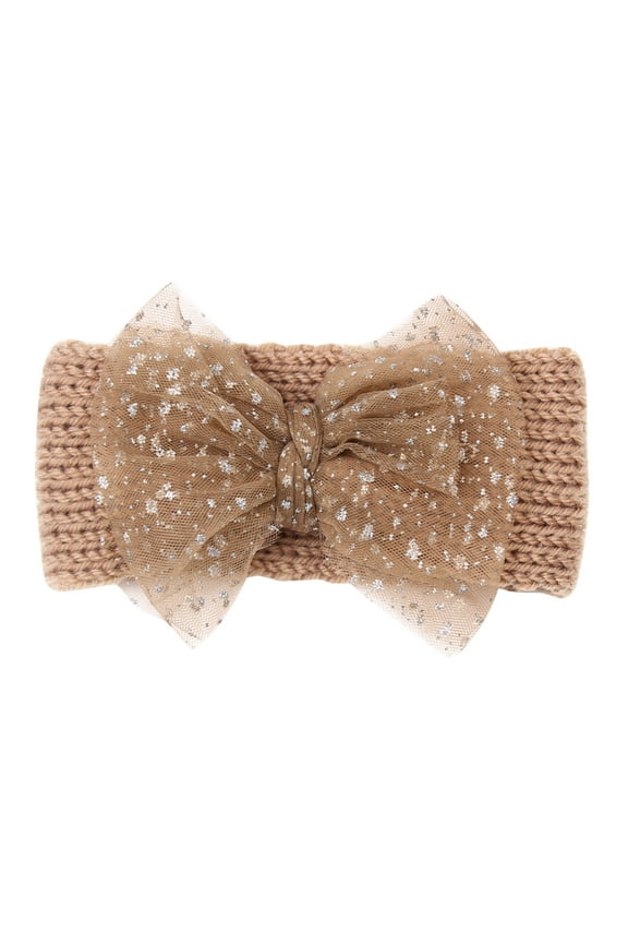 Baby Girl Headbands With Bows Baby Girls Headbands Soft Stretchy Newborn Bows Infant Baby Hair Bows Toddler Headwrap Hair Accessories Khaki Beige Light Pink Coffee,One Size