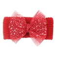 thumbnail image 1 of Qopobobo Baby Girl Headbands With Bows Baby Bows Headbands Nylon Hairbands Baby Girl Bows Hair Accessories for Newborn Infant Toddler Red,One Size, 1 of 3