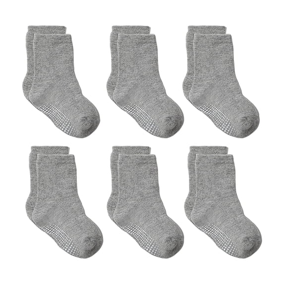 Qopobobo Baby Girl Socks Boys Socks,Toddler Socks,6 Pairs Unisex Kids Mid-Crew Socks Breathable Soft for All-Day Comfortable Socks I,1-3 Years