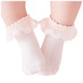 thumbnail image 1 of Qopobobo Baby Girl Socks Girls Socks Soft Cotton Ankle Socks for Kids Cute Animal PatterCrew Socks for Toddler Girls Pink,6-8 Years, 1 of 9