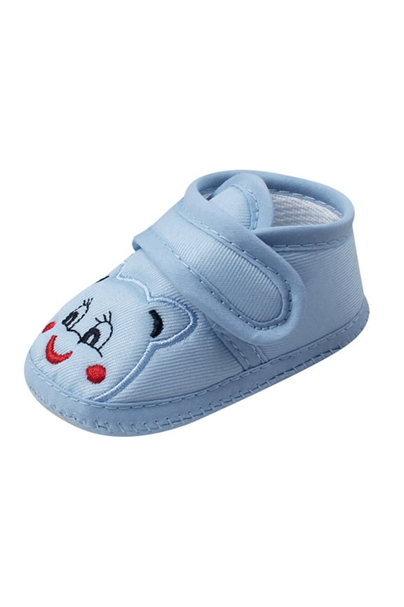 Baby Summer Shoes Baby Girl Sandals Baby Barefoot First Walking Shoes with Wide Toe Box Orthopedic Toddler Shoes Blue,12