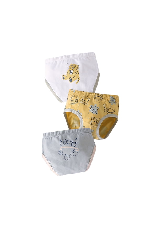 Boys Underwear Toddler Boys Underwear BABY Potty Training Underwear, Cotton Toddler Boxer Brief Training Pants for Boys Q,2-3 Years