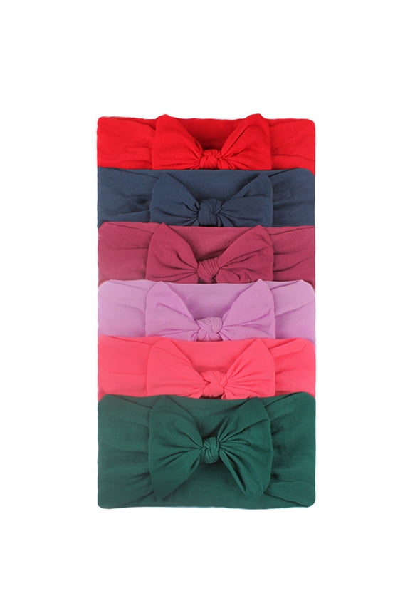 Girl Headbands Baby Headbands Soft Nylon Hairbands Hair Bows for Newborns Infants Toddlers and Baby Girls Hairbands for Daily Wear B,One Size