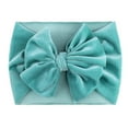 thumbnail image 1 of Qopobobo Girl Headbands Girl Headbands Baby Girl Headbands and Bows for Newborn Infant Toddler Nylon Hairbands Hair Mint Green,One Size, 1 of 2