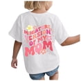thumbnail image 1 of Qopobobo Girls Shirt Girl'S Tees Baby-Girls and Toddler Short Sleeve Everyday Casual Knit Shirt White,3-4 Years, 1 of 6