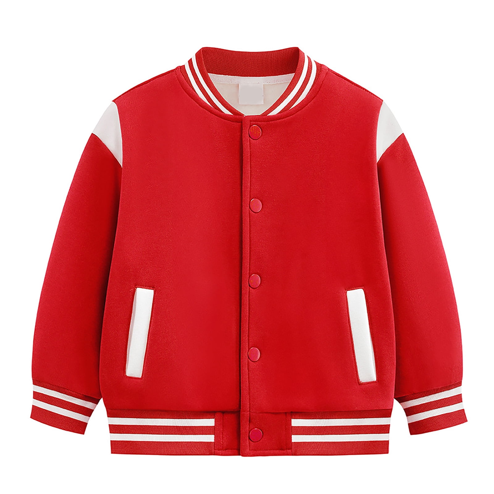 Yuji Itadori Women's Fleece Baseball Jacket - Button Down Varsity Bomber Coat With Pocket (Sizes XXS-4XL)