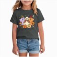 thumbnail image 1 of Qopobobo Halloween Children's Clothing Toddler Halloween Shirts Tshirt for Girls Kids Funny Halloween Ghost Tee Tops Size 7-8 Years(Grey, 7-8 Years), 1 of 4