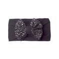 thumbnail image 1 of Qopobobo Headbands For Girls Baby Girls Headbands Soft Stretchy Nylon Hair Bands Hair Accessories Bows for Newborn Baby Girls Black,One Size, 1 of 3