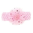 thumbnail image 1 of Qopobobo Headbands For Girls Baby Headbands, Soft Nylon Baby Girls Hair Bows Hairbands for Newborn Infant Toddler Pink,One Size, 1 of 3